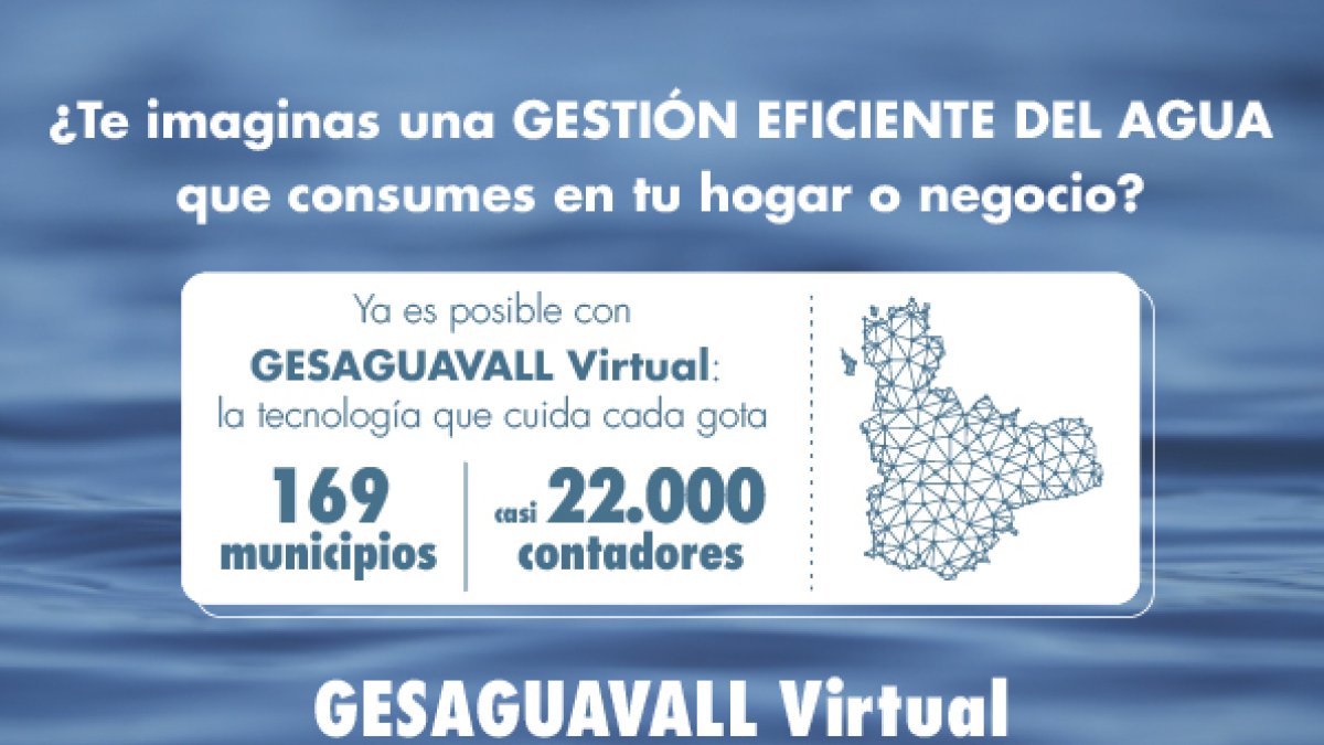 Gestión eficiente del agua con GESAGUAVALL Virtual