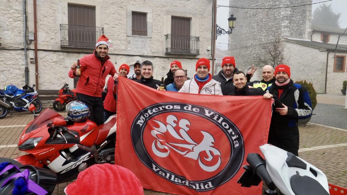 Cabalgata motera en Viloria del Henar