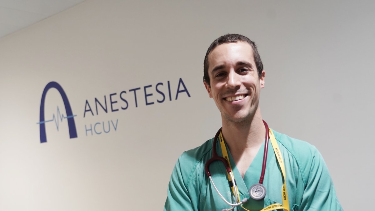 Miguel Bardají Carrillo, anestesiólogo del Hospital Clínico Universitario de Valladolid.