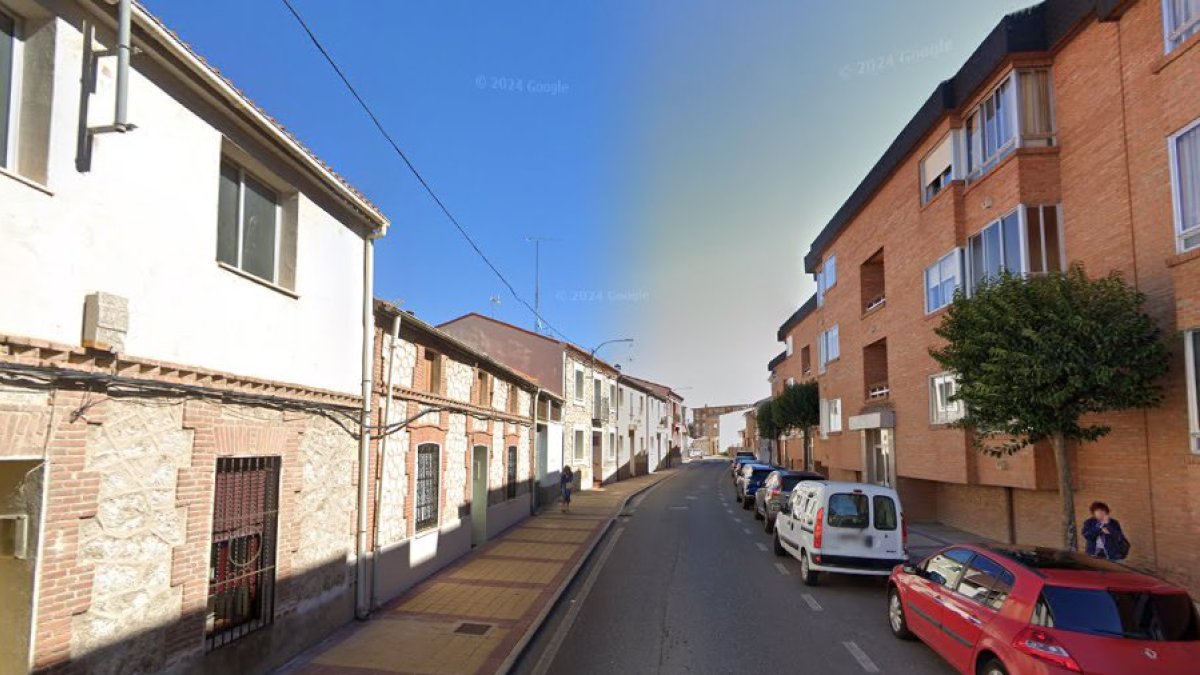 Calle Mariemma, en la localidad de Íscar