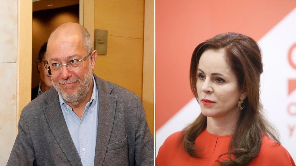 Francisco Igea y Silvia Clemente, en la imagen publicada por el procurador en X.