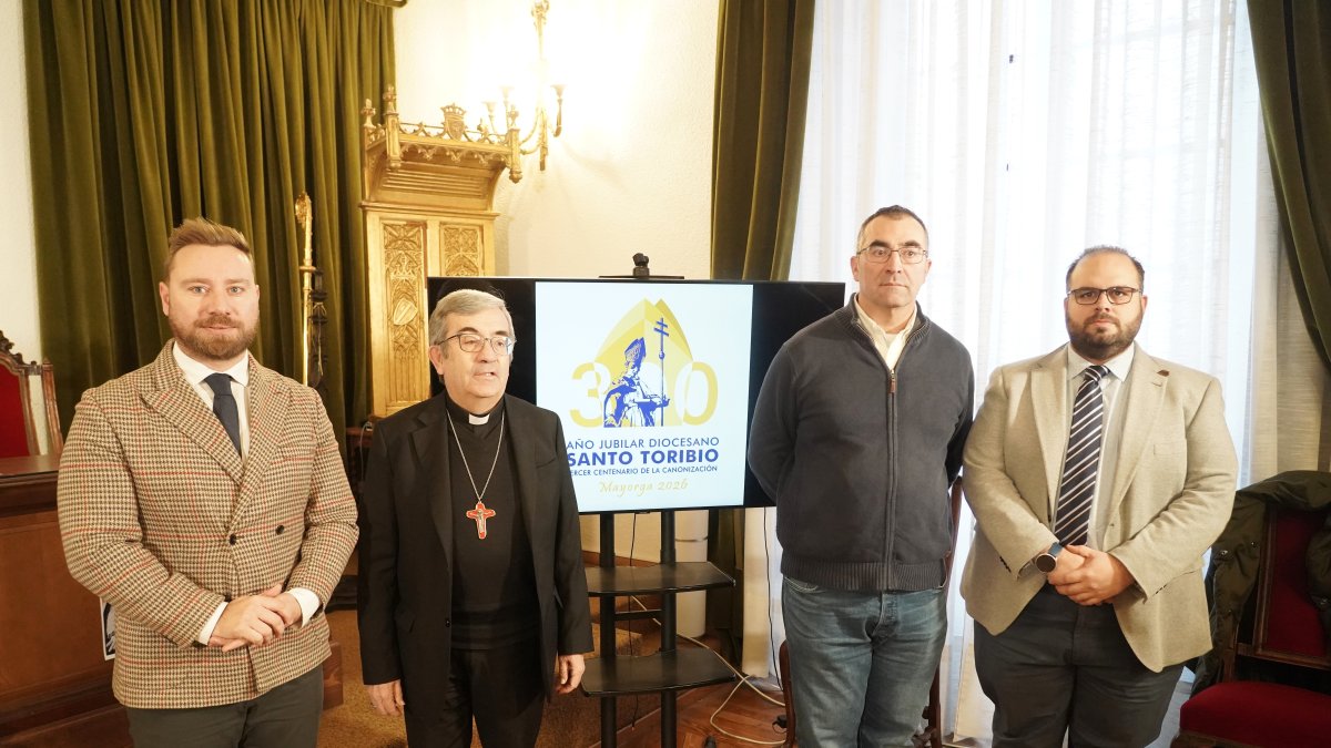 El arzobispo de Valladolid, Luis Argüello, en la presentación del Año Jubilar de la Santidad que celebrará en 2026