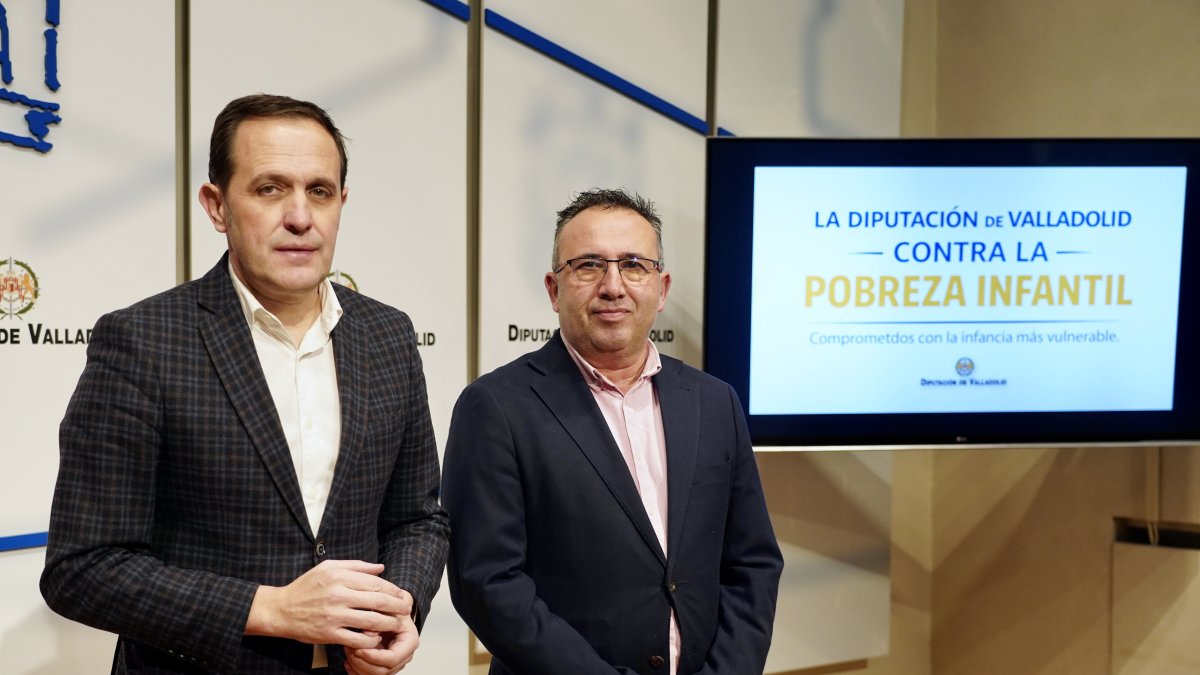 Presentación de las acciones de la Diputación contra la pobreza infantil.