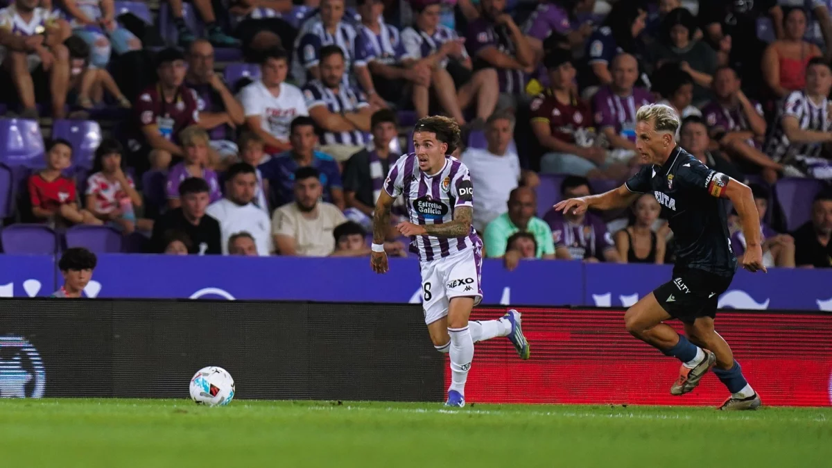 Moreno, en el partido de Liga contra el Ceuta.