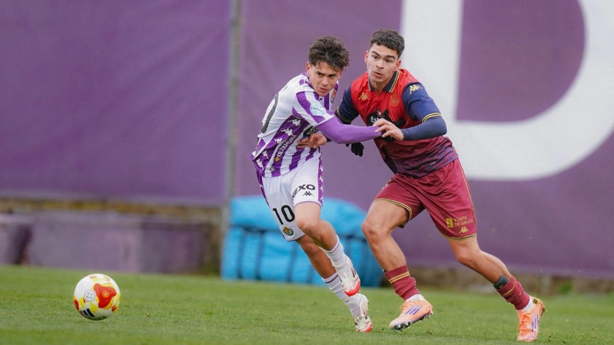 Sergi Esteban, ante el Deportivo Fabril.
