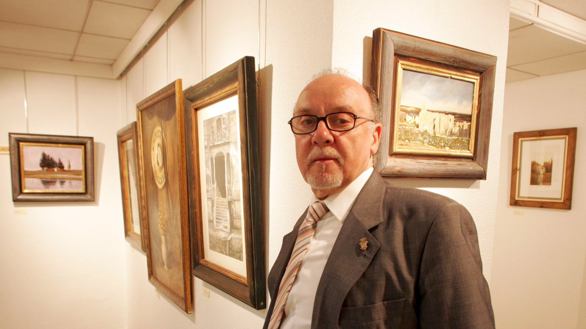 Imagen de archivo de Santiago Estévez, en una exposición