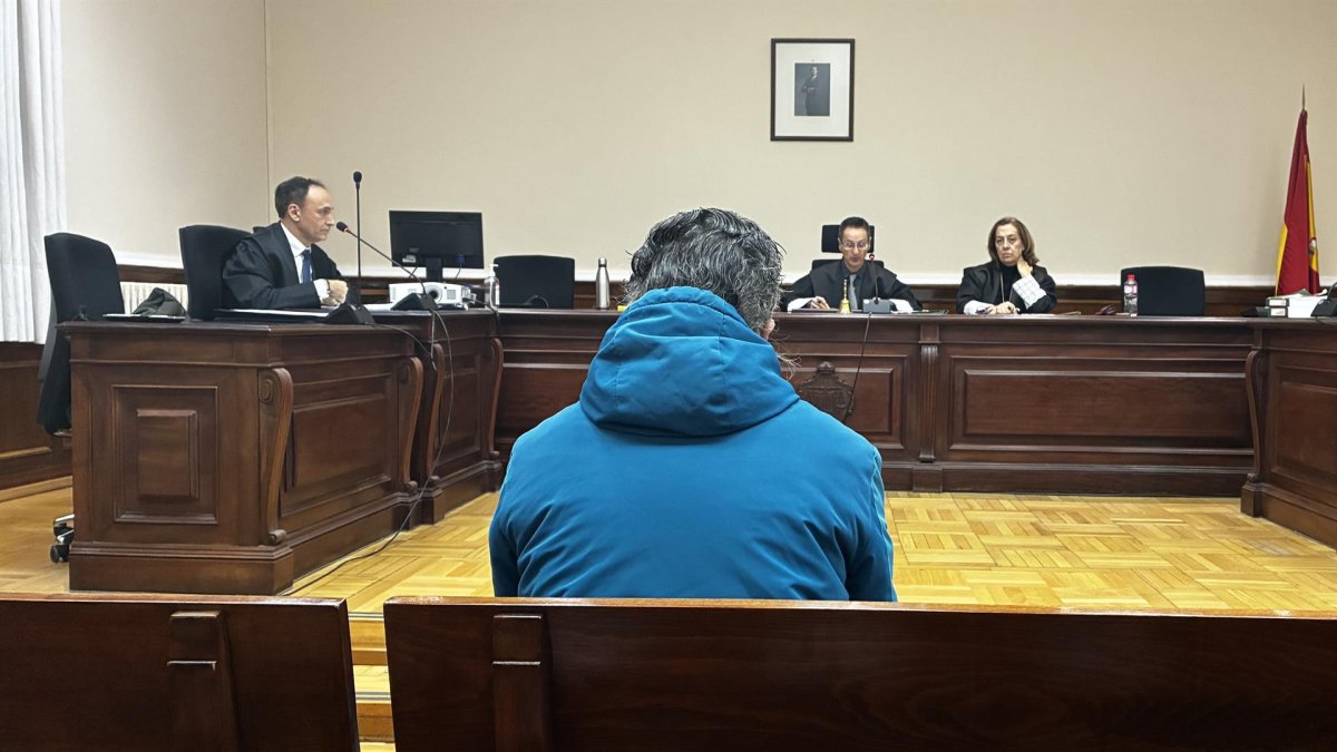 Un momento del juicio de este lunes en la Audiencia Provincial de Valladolid.