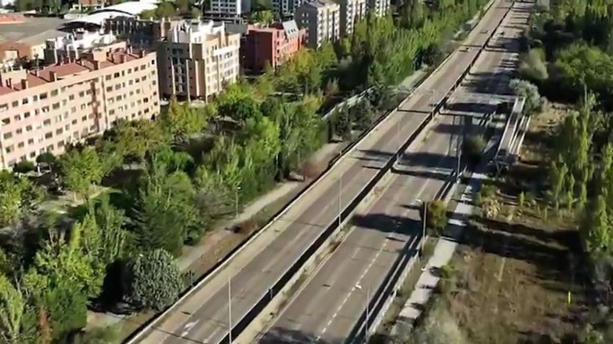 El Ministerio de Transportes lanza un vídeo del avance de las obras de humanización de la VA-20 en Valladolid