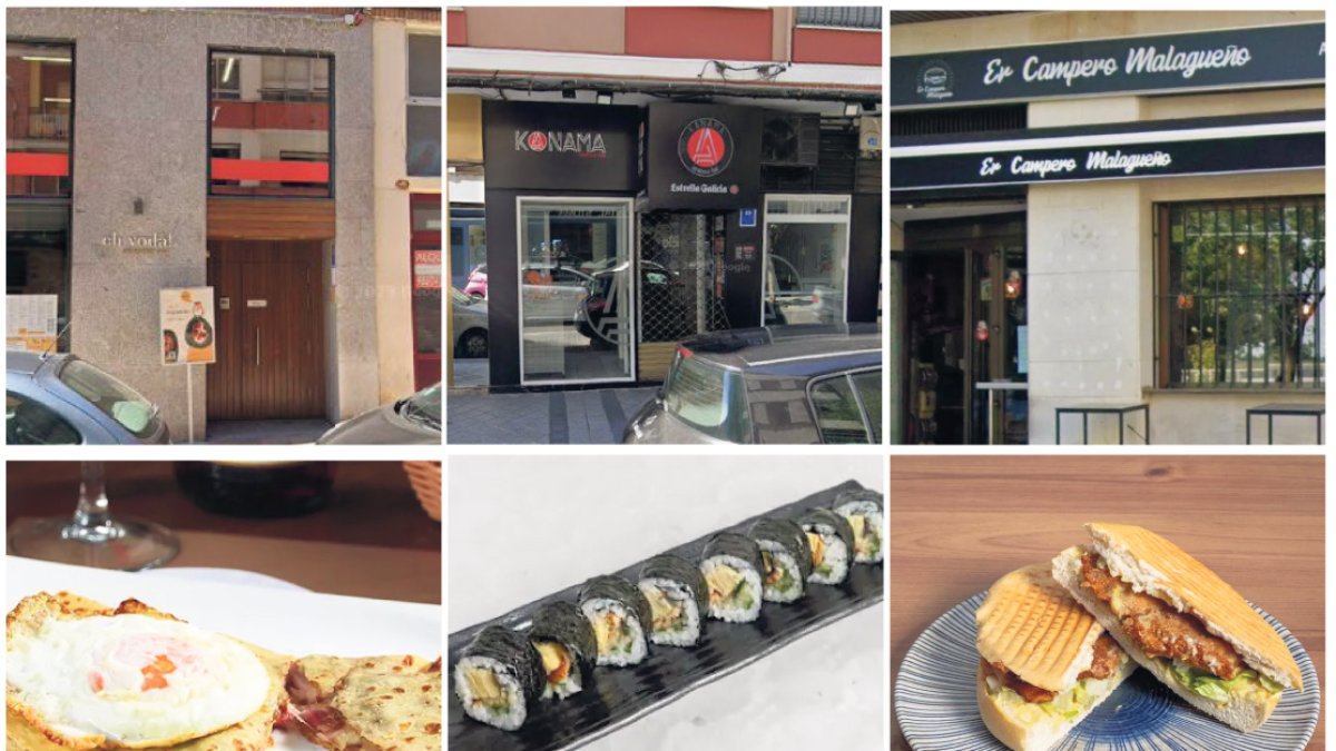 Eh! Voilà, Kanama Japanese Food y Er Campero malagueño, los tres restaurante nominados