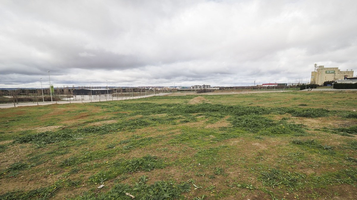 Sector denominado ‘industrial Jalón’, al otro lado de la VA-30, en una imagen de archivo.