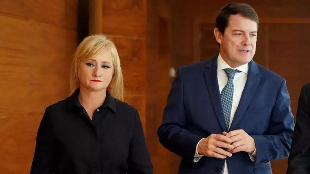 Leticia y Mañueco