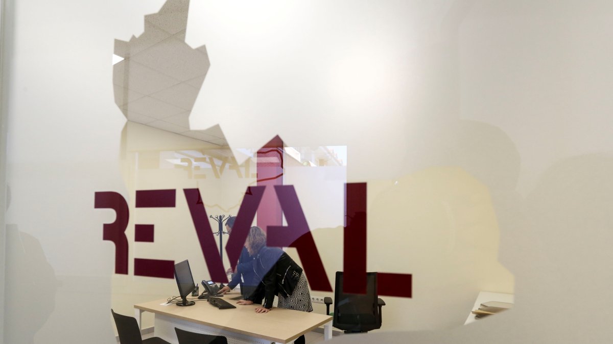 Oficina de REVAL, en una imagen de archivo.