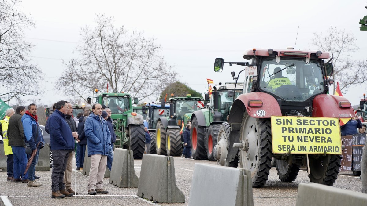 Tractorada en contra de Mercosur