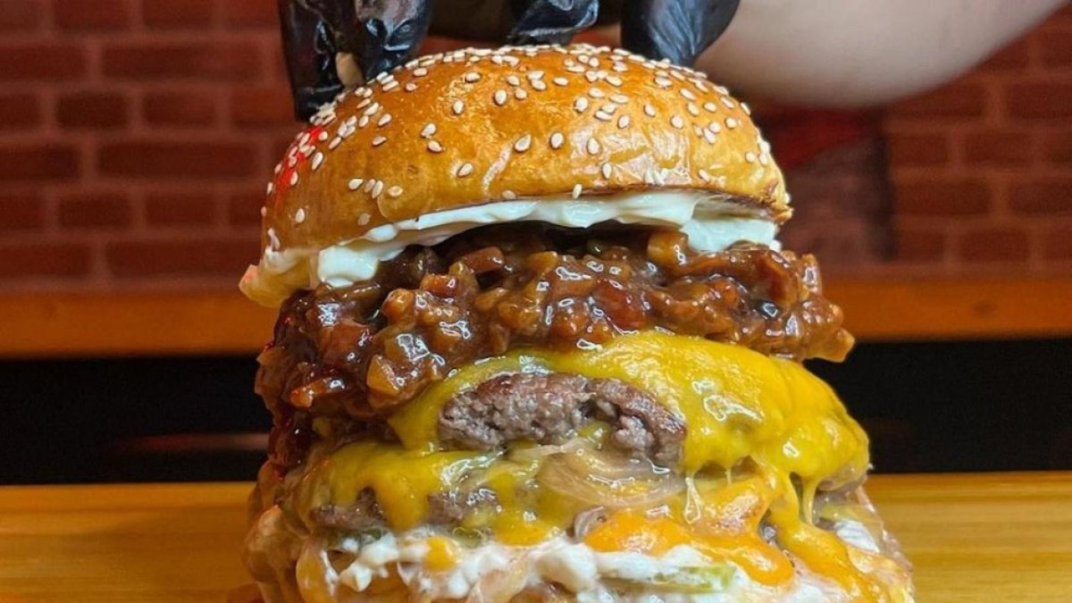 Una hamburguesa del Bundi.