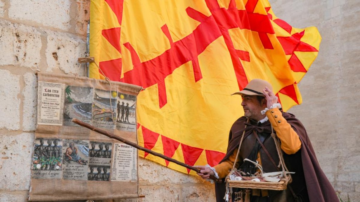 Recreación de un campamento de los Tercios de Flandes en San Pablo.