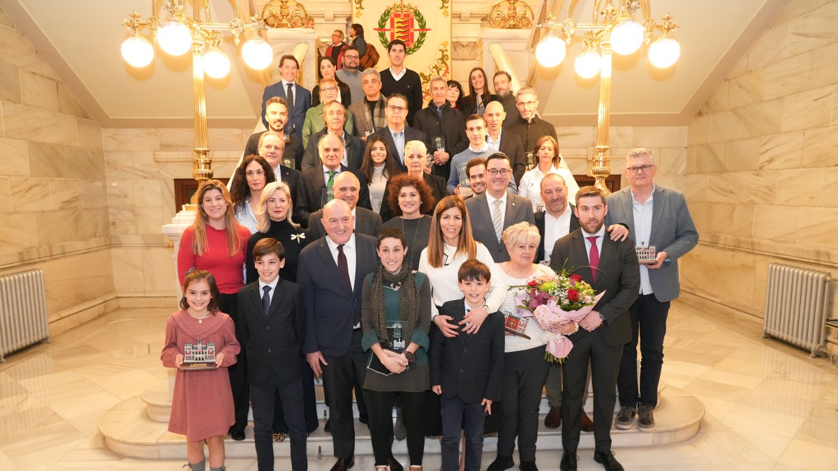 Todos los galardonados en los Premios Valladolid Ciudad Deportiva 2025.