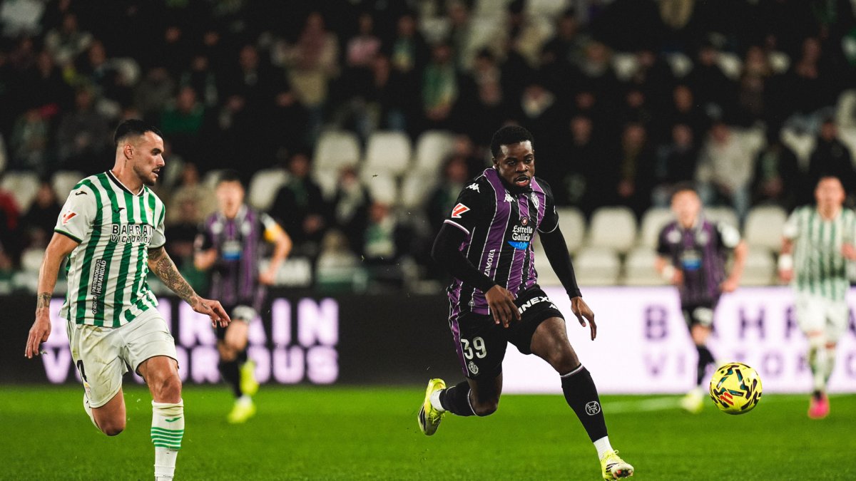 Ohio, en su debut como blanquivioleta ante el Córdoba.