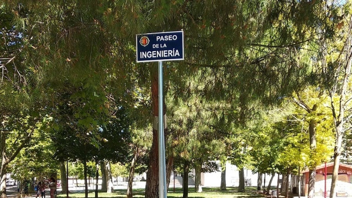 Paseo de la Ingeniería de Valladolid.