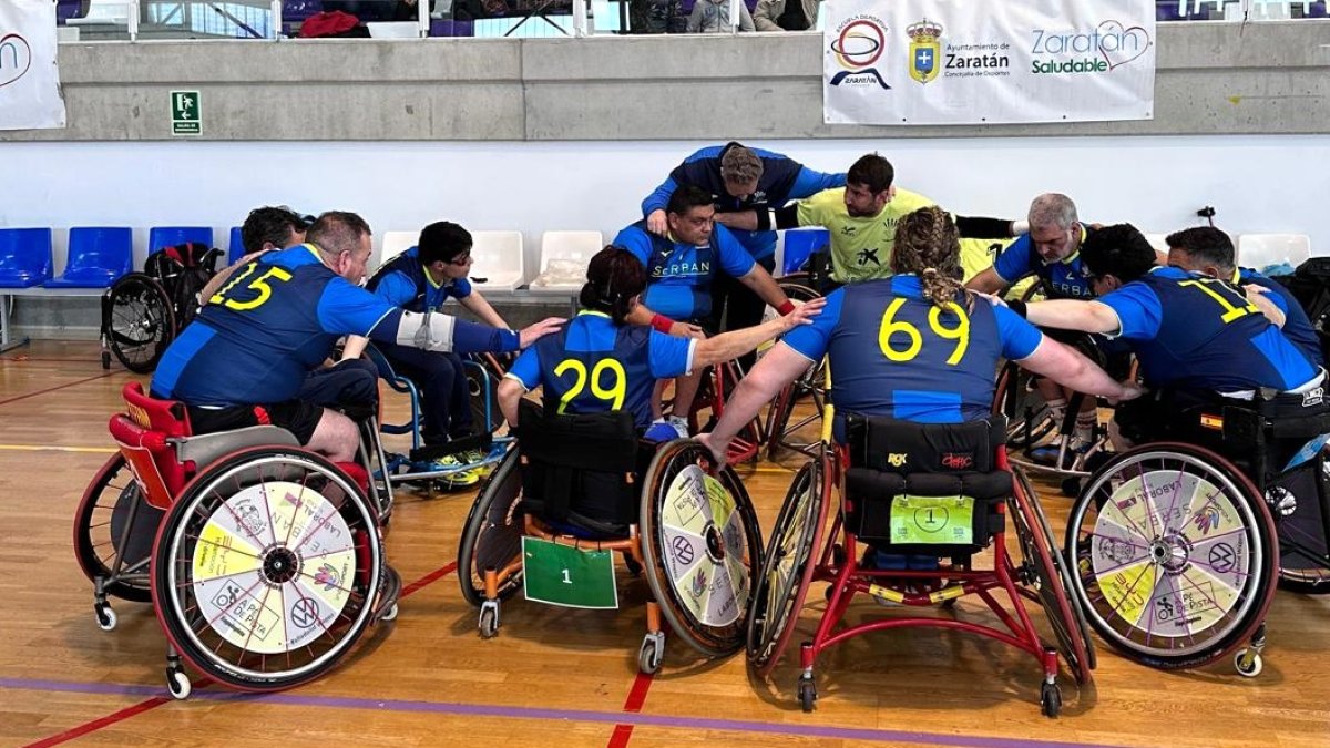 Imagen de archivo del duelo de Inclusport Serban ante Palautordera.