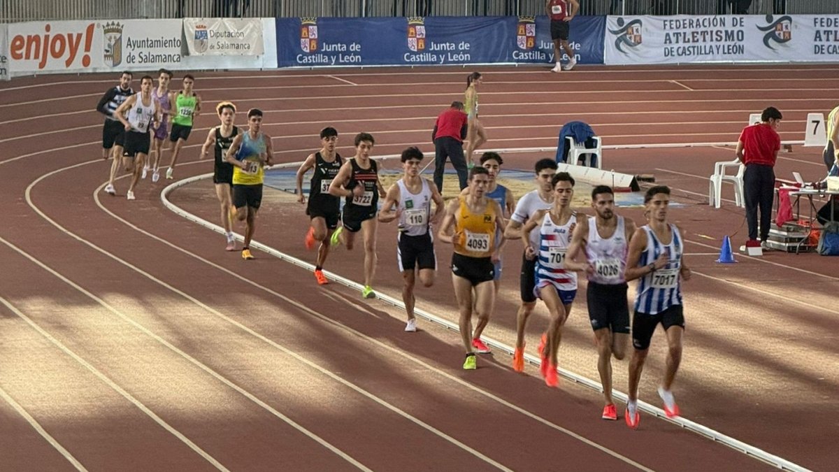Imagen de una de las pruebas del Autonómico celebradas en la pista Carlos Gil Pérez.
