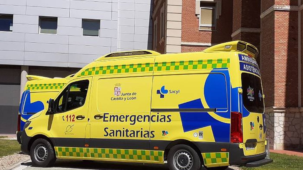 Ambulancia de Sacyl, en una imagen de archivo.
