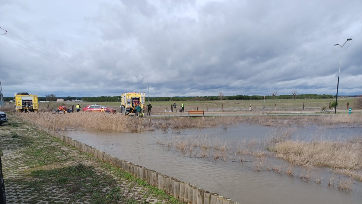 Inundación en Aldeamayor de San Martín(Valladolid)