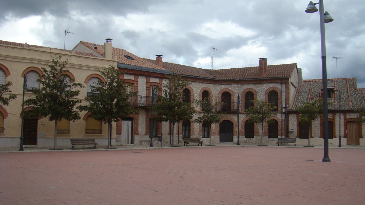 Plaza Mayor de Pedrajas, en una imagen de archivo