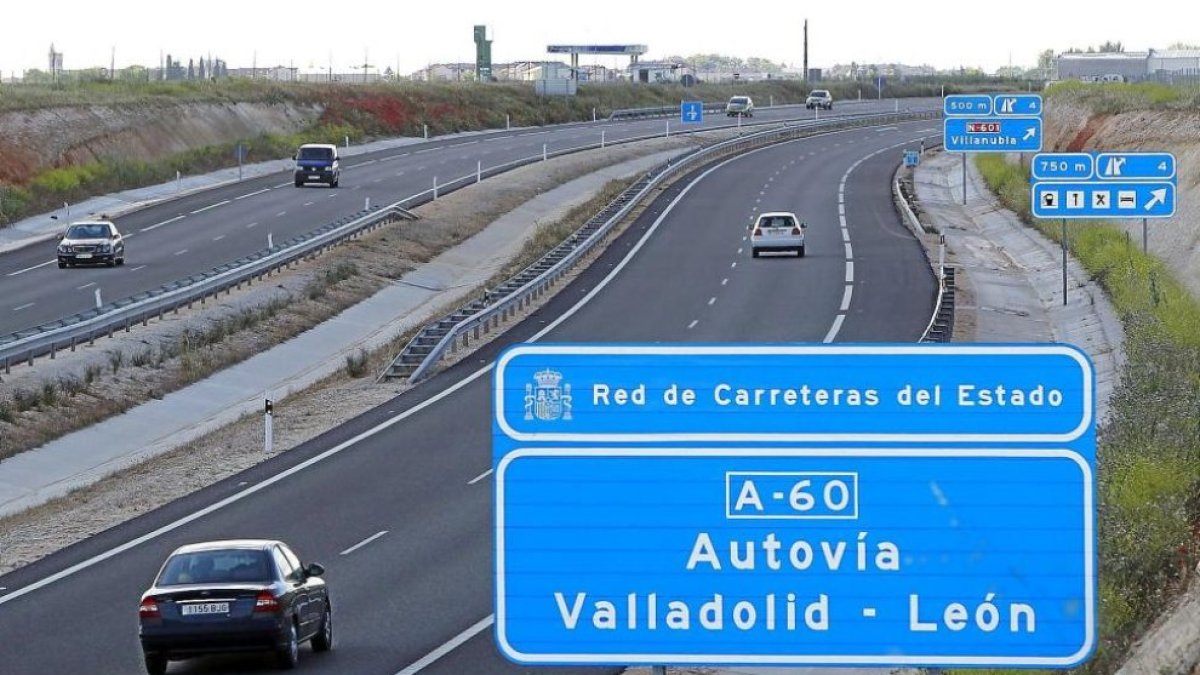 Tramo de la Autovía A-60 en una imagen de archivo