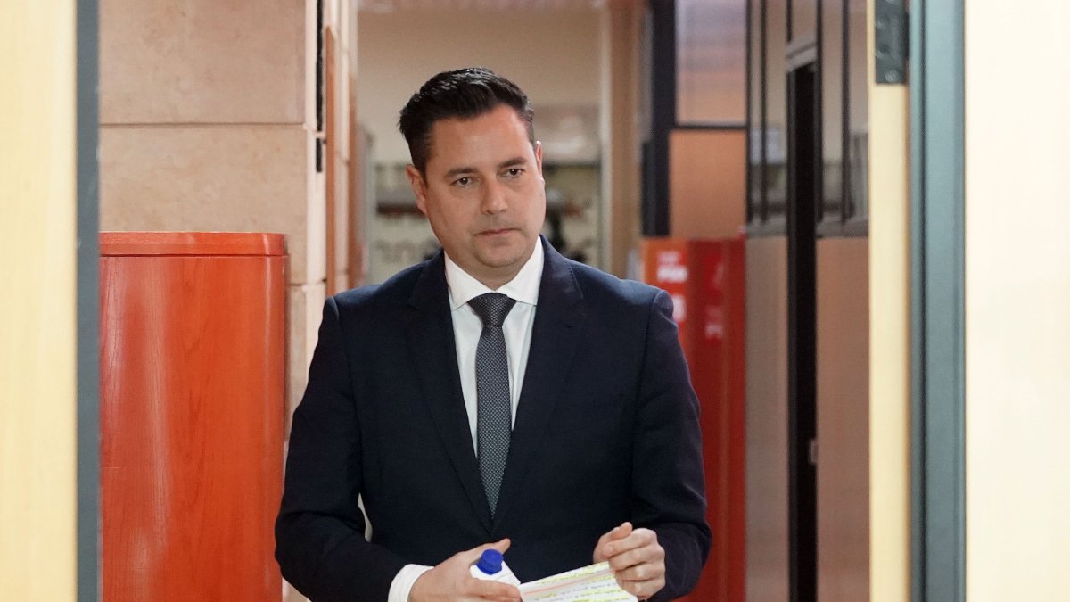 El secretario de Organización del PSOECyL, Daniel de la Rosa, en una imagen de archivo.