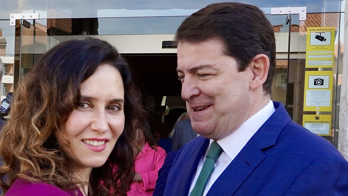 Isabel Díaz Ayuso y Alfonso Fernández Mañueco, en una imagen de archivo.