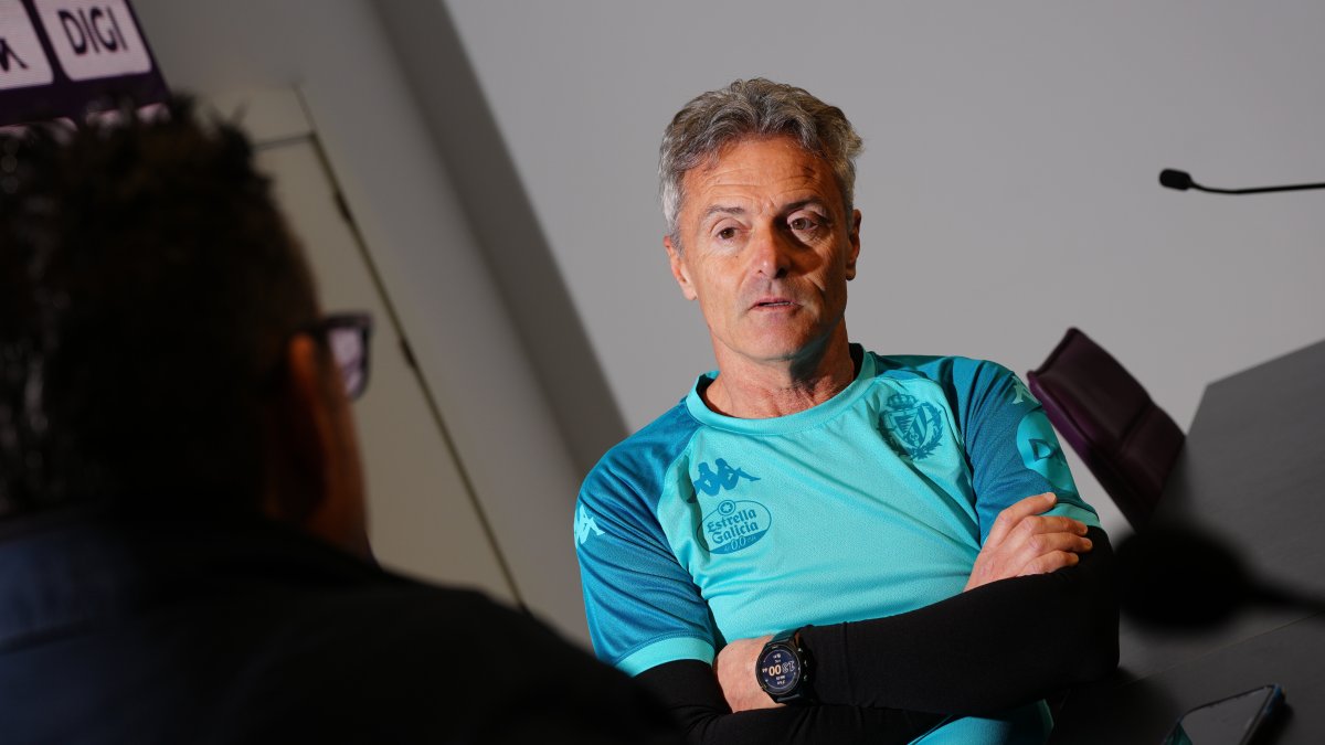 Fran Escribá durante su entrevista a DIARIO DE VALLADOLID-EL MUNDO.