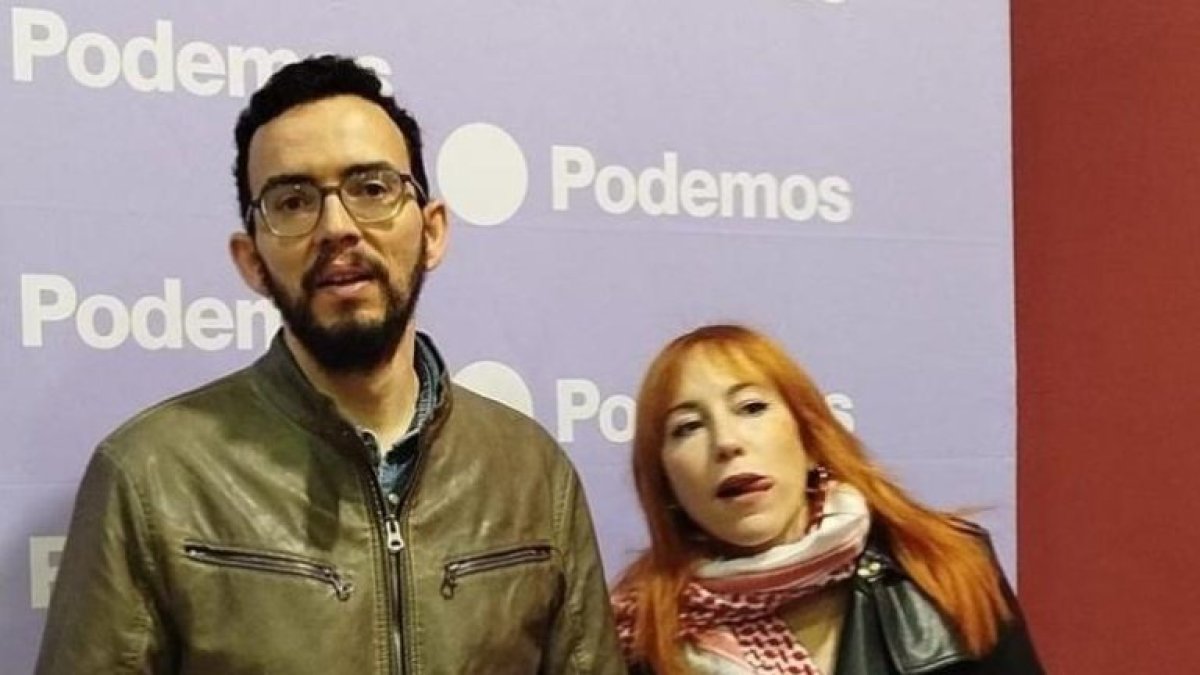 Miguel Ángel Llamas e Irene Zugasti, este sábado en Valladolid