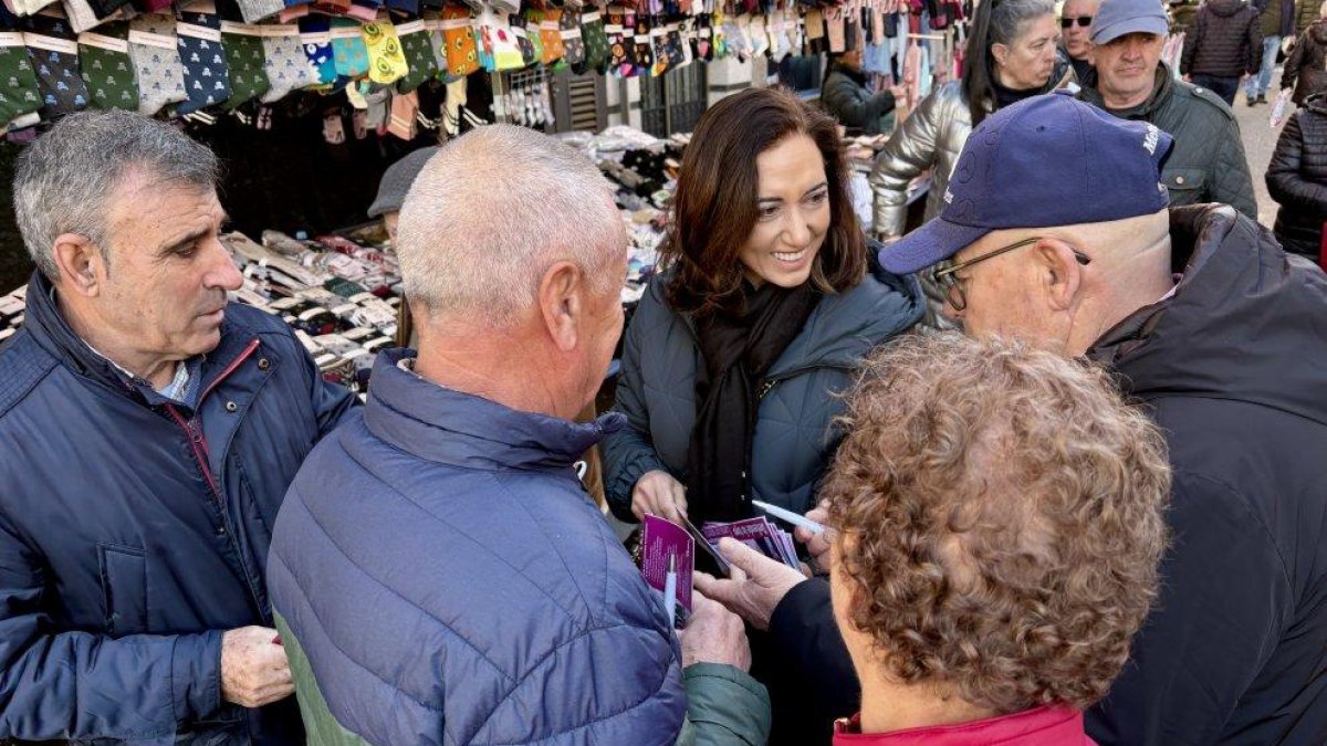 Alicia Gallego en un acto de UPL