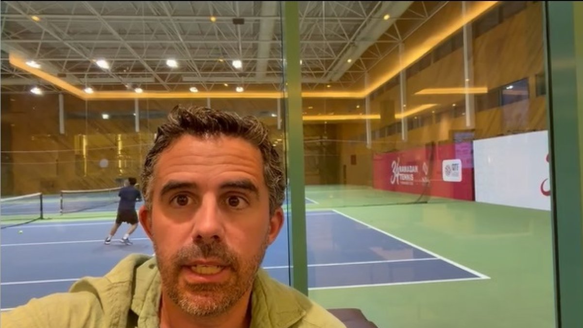 Jaime, vallisoletano atrapado en Qatar en un vídeo cedido por él