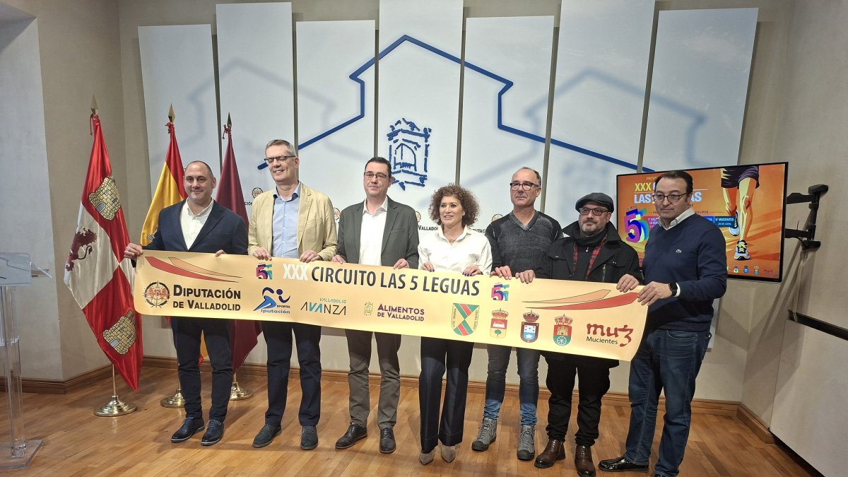 Presentación del Circuito Cinco Leguas Mayte Martínez en la Diputación.