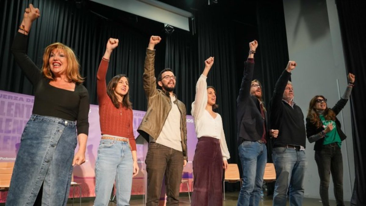 Acto de Podemos en Valladolid