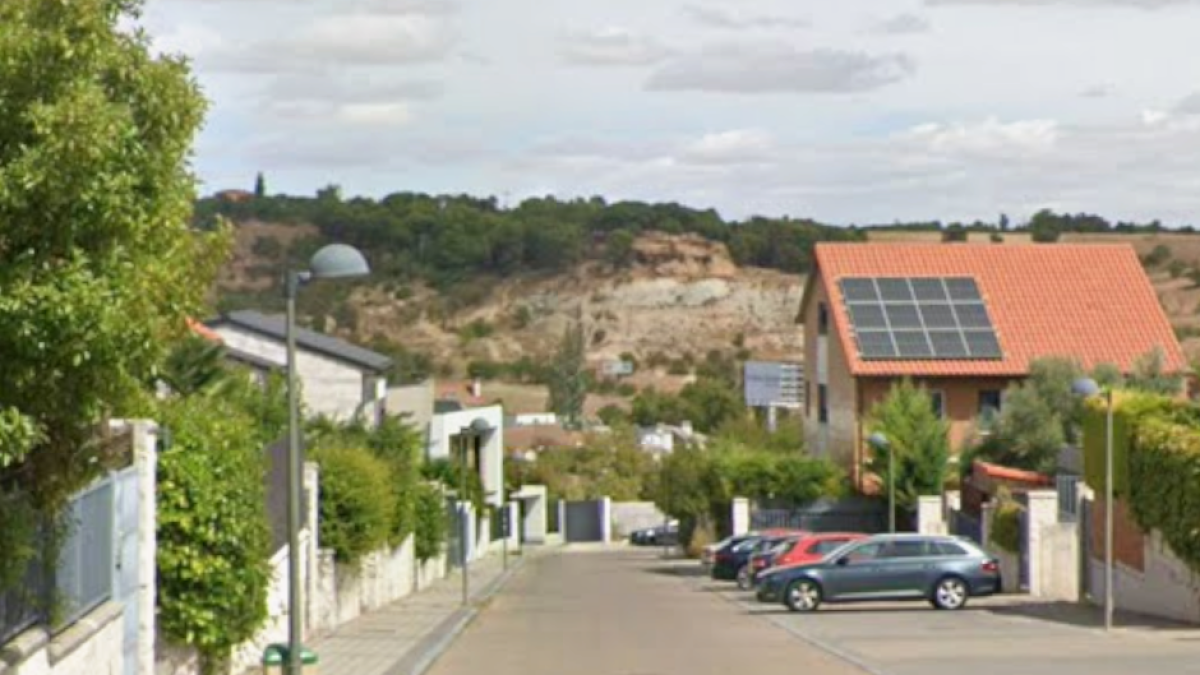 Calle La Palma de la urbanización La Cumbre de Valladolid.