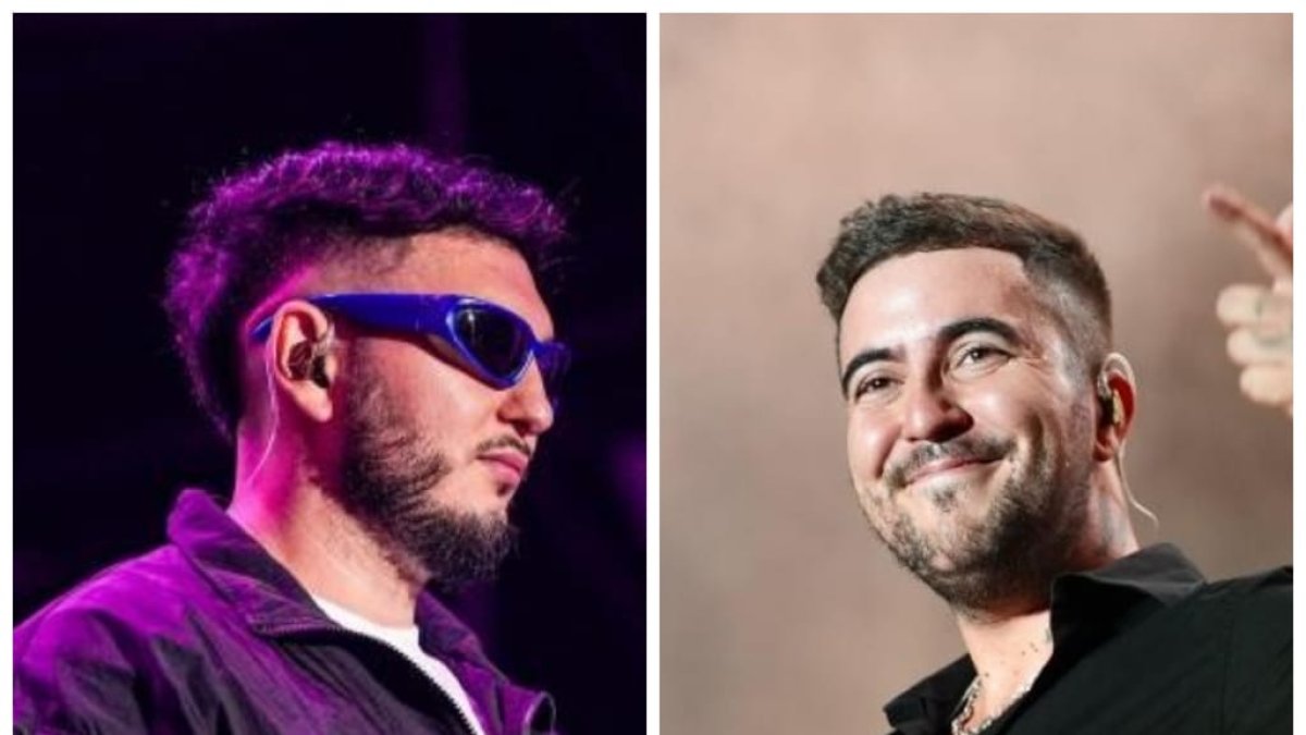 Imágenes de archivo de Omar Montes y Beret en conciertos