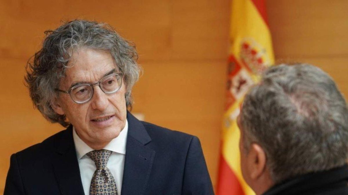 El fiscal superior de Castilla y León, Santiago Mena, en una foto de archivo.