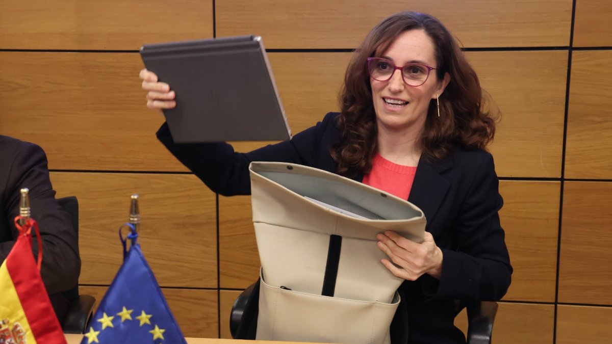 La ministra de Sanidad, Mónica García, en una imagen de archivo