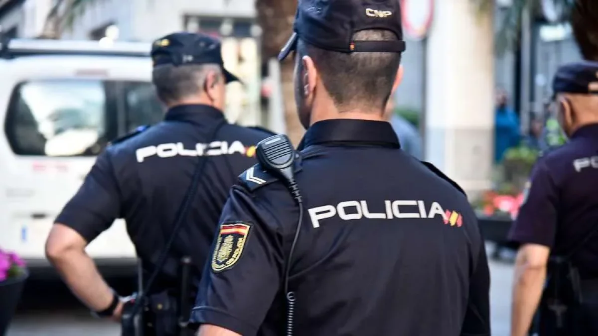 Agentes de la Policía Nacional, cuerpo que intervino en la agresión de Delicias.