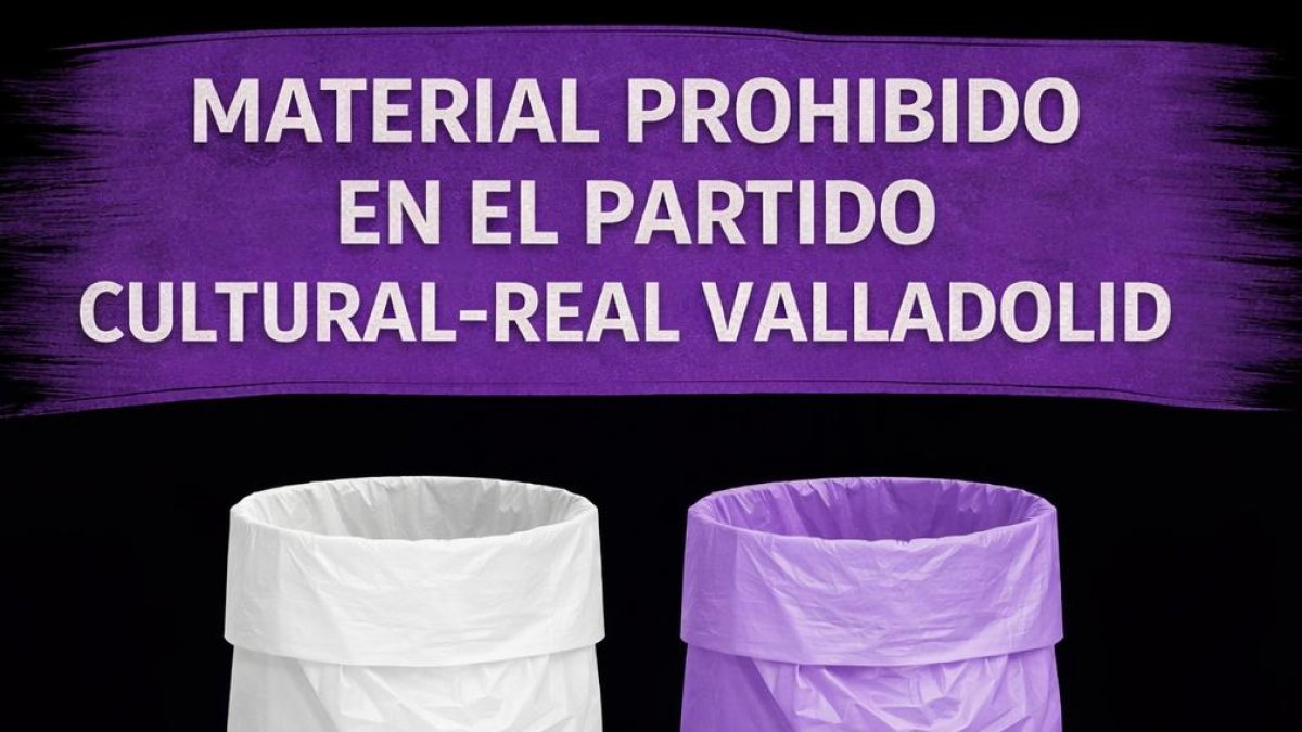Bolsas prohibidas por el delegado de seguridad de la Cultural.