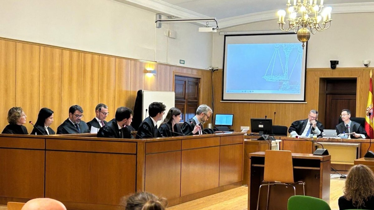 Una imagen del juicio por el caso ataúdes.