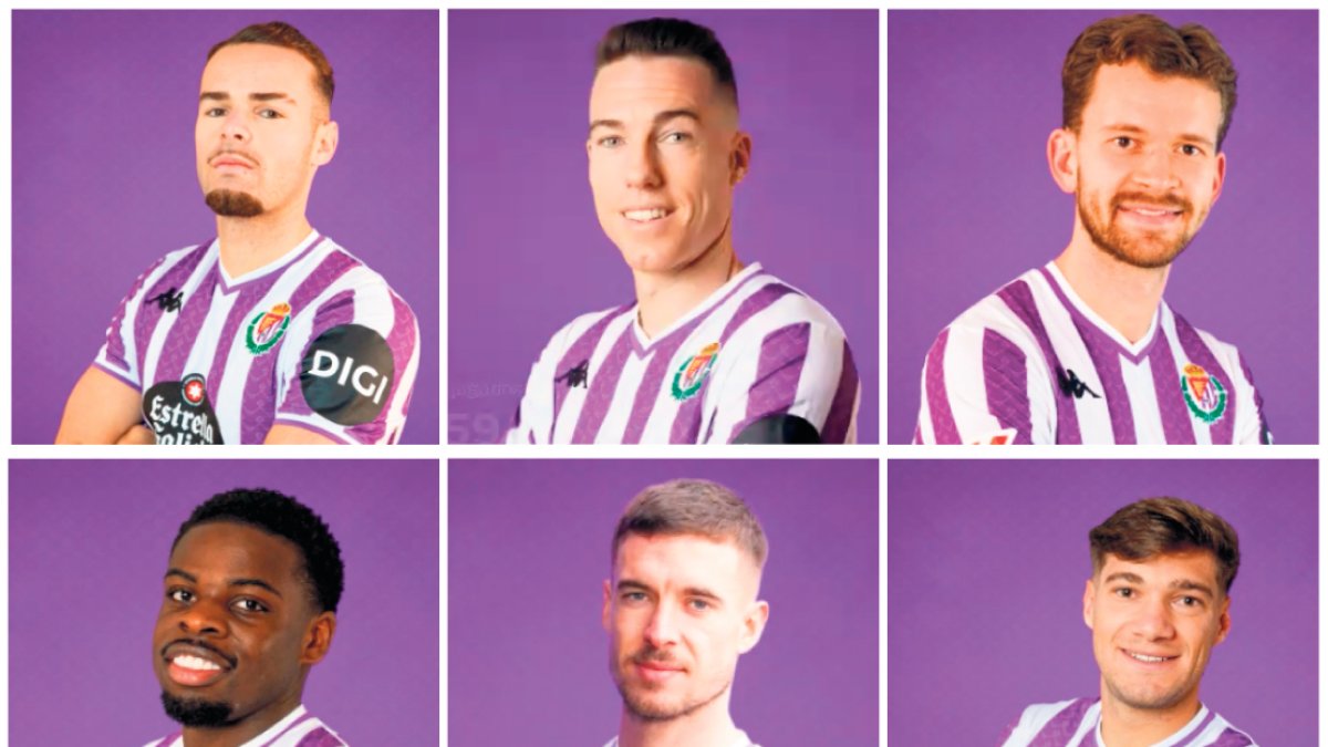 Los refuerzos de invierno del real Valladolid esta temporada.