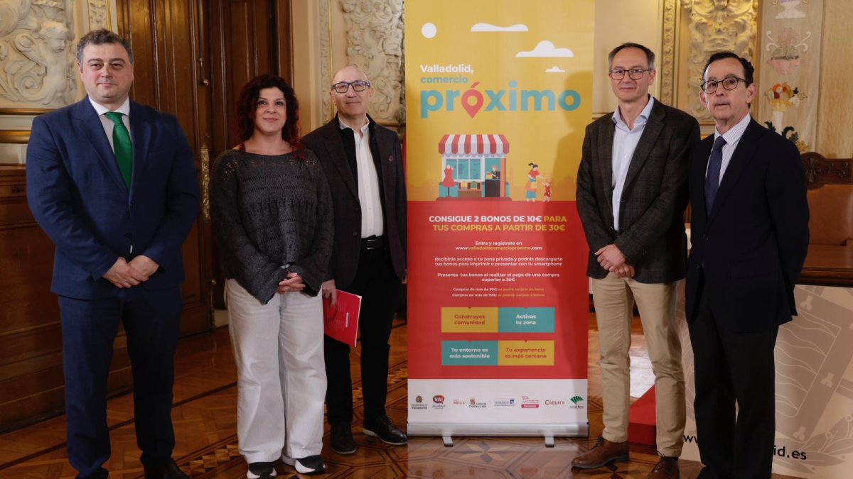 Presentación de la nueva campaña del AYuntamiento de Valladolid, 'Tu Bono Próximo-Primavera