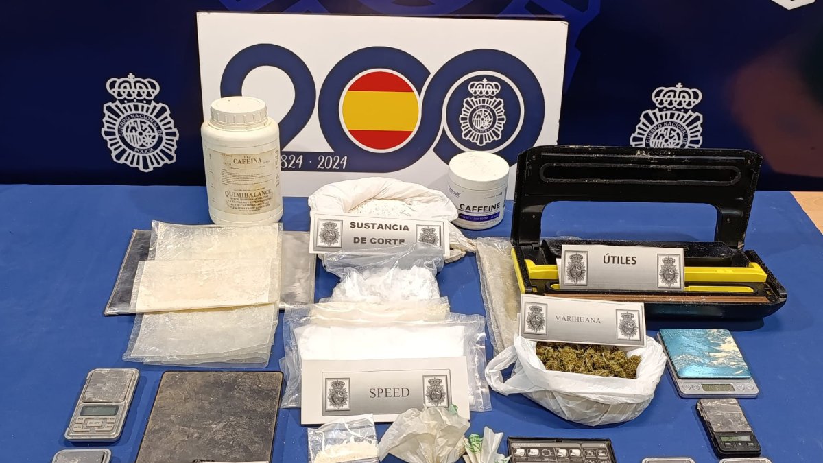 Drogas incautadas en la operación Traca