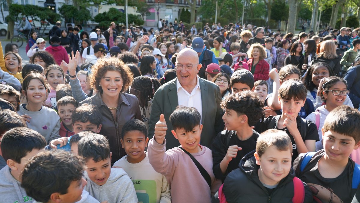 Juan García. Día de La Educación Física en La Acera de Recoletos. 