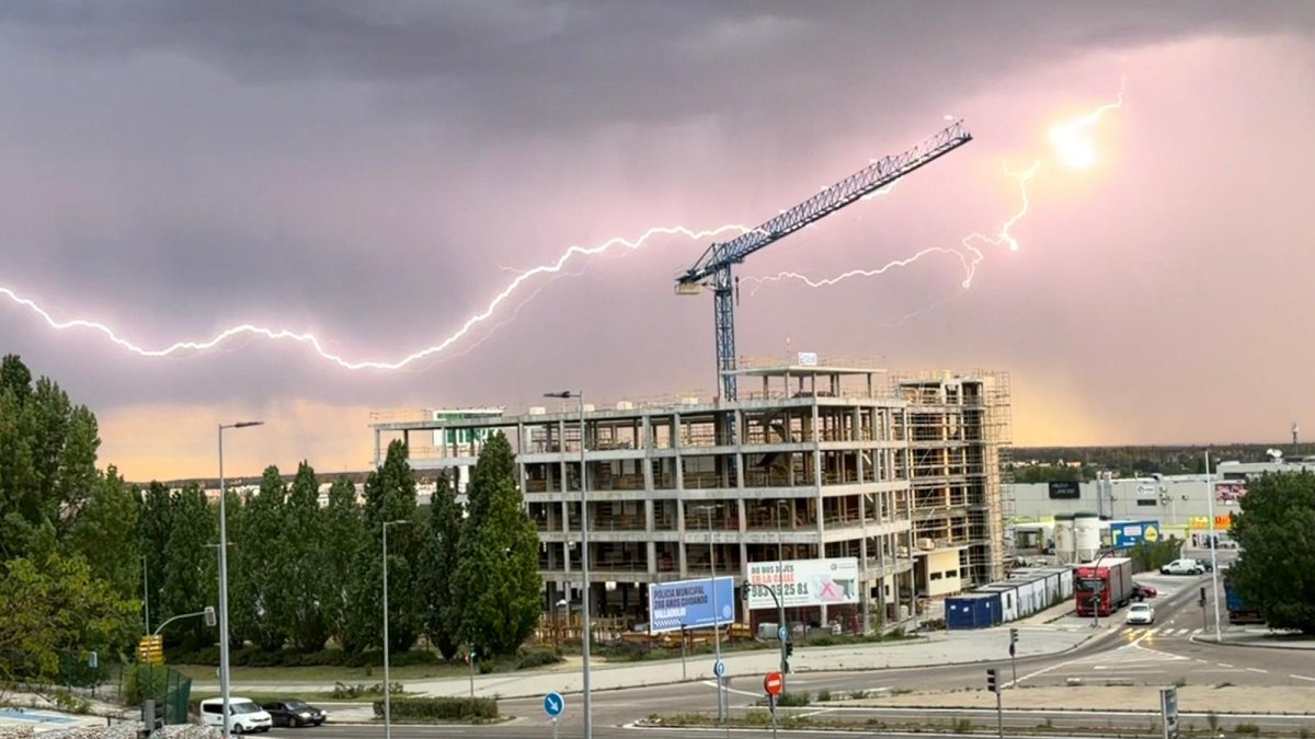 Tormenta en Valladolid