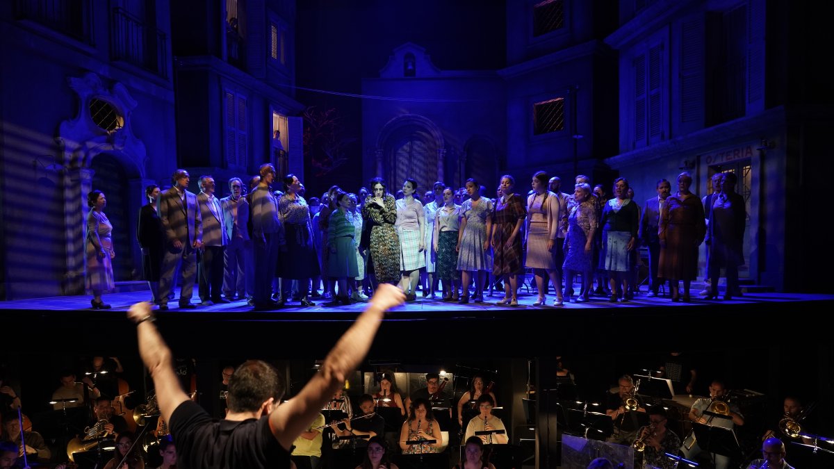 Ensayo general en el Teatro Calderón de las óperas ‘Cavalleria rusticana’ y ‘Pagliacci’