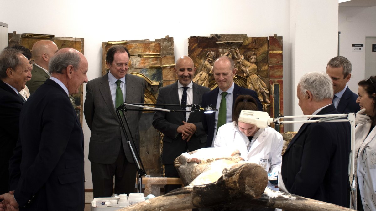 Iberdrola y Las Edades del Hombre renuevan su compromiso para impulsar el Hub de Innovación Cultural en el Monasterio de Santa María de Valbuena.